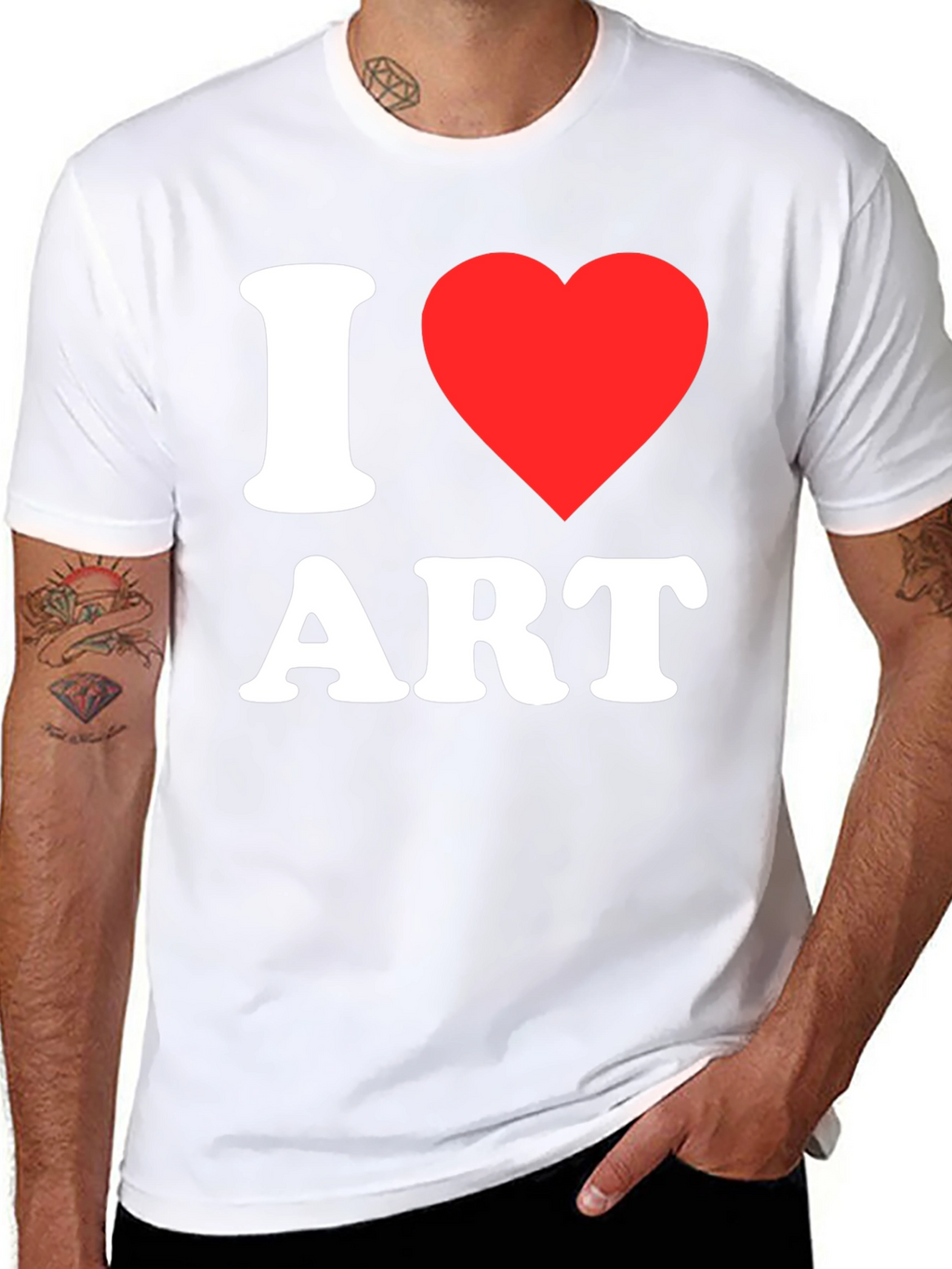 I Love Art T-Shirt - Classic Graphic Tee