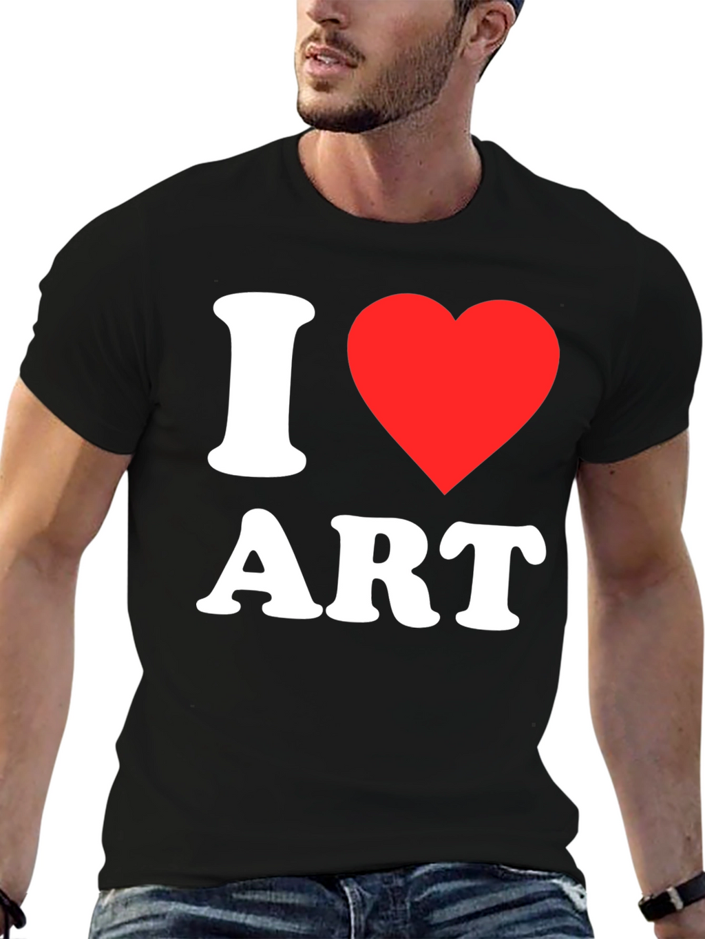 I Love Art T-Shirt - Classic Graphic Tee