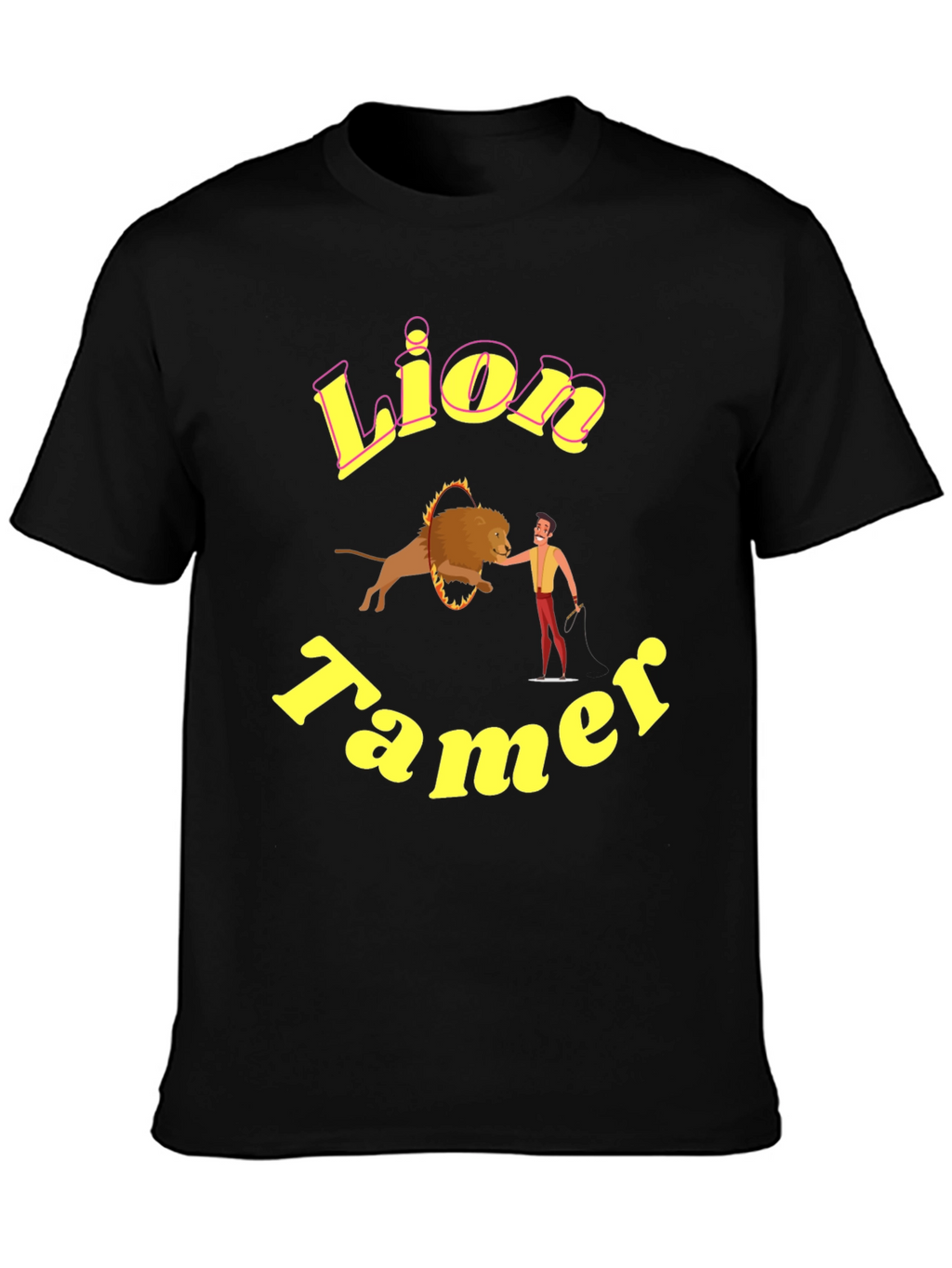 Lion Tamer Graphic Tee - Circus Inspired Design