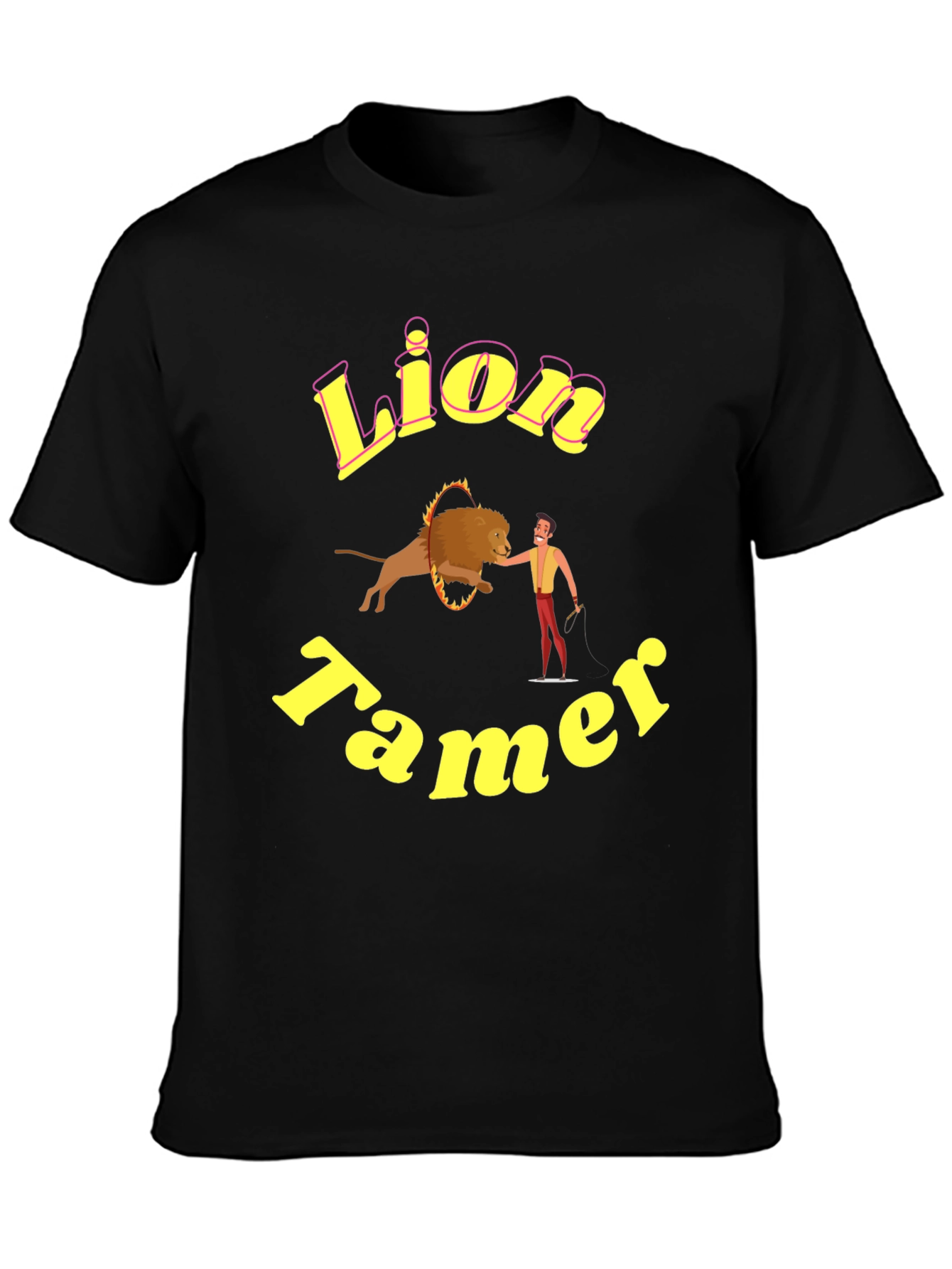 Lion Tamer Graphic Tee - Circus Inspired Design