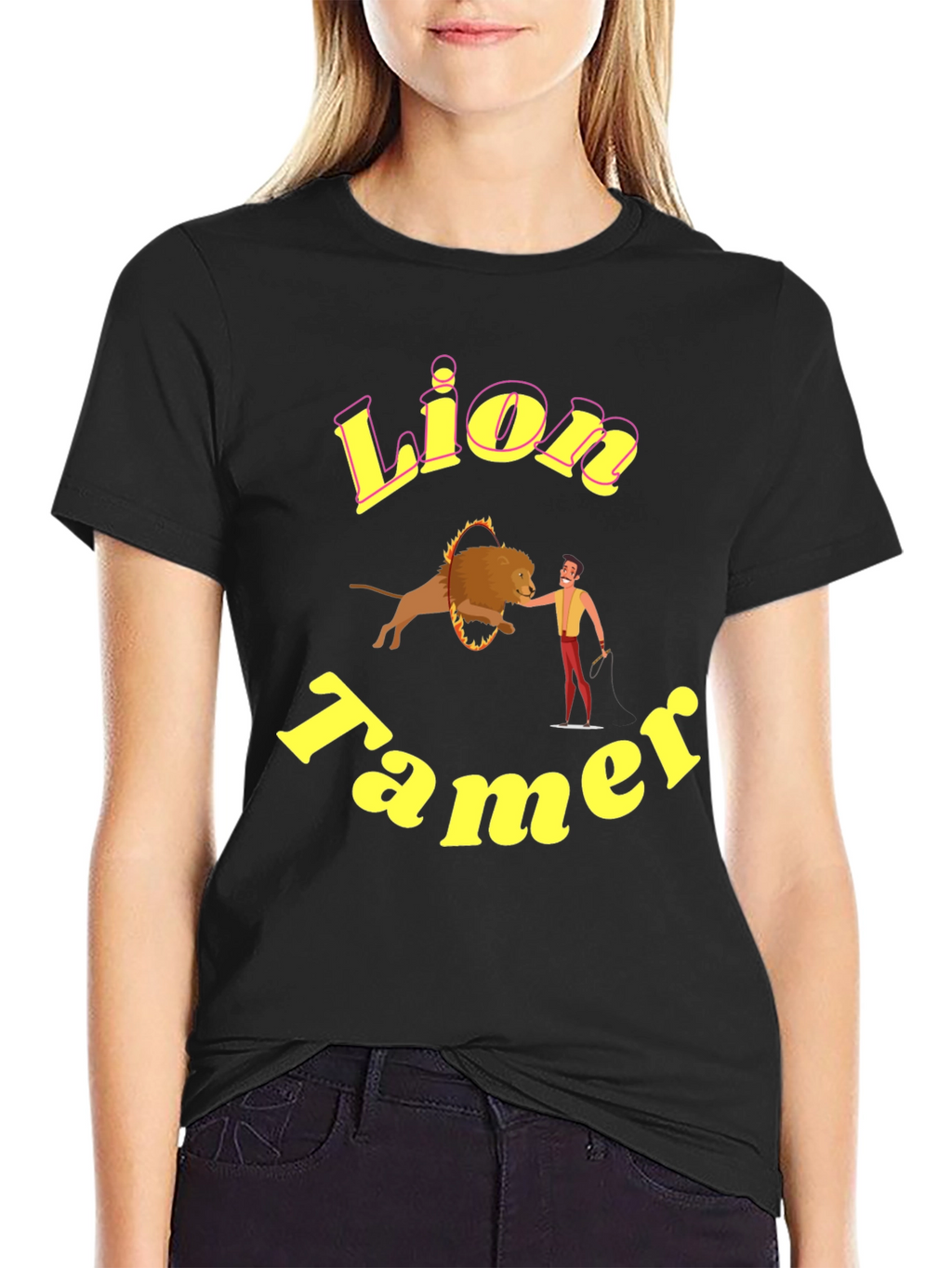 Lion Tamer Graphic Tee - Circus Inspired Design