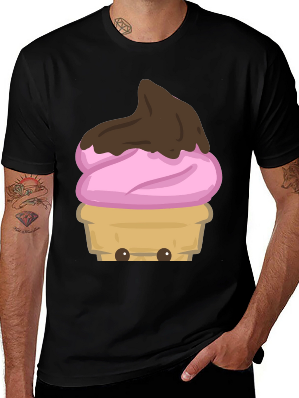 Cute Ice Cream Graphic Tee