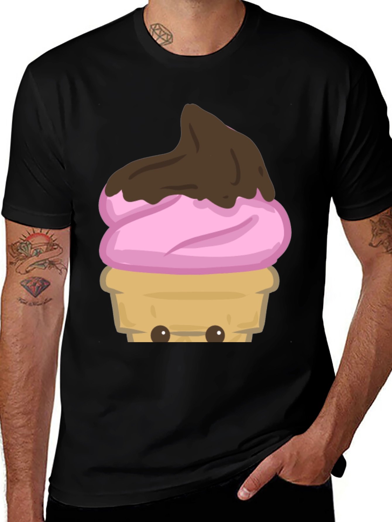 Cute Ice Cream Graphic Tee