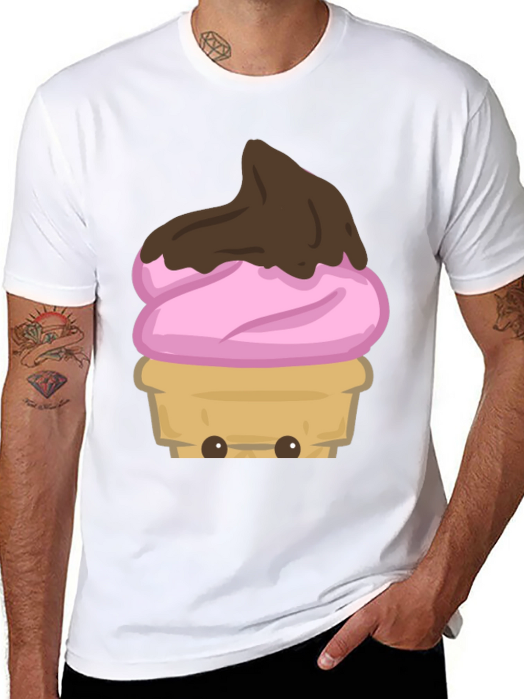 Cute Ice Cream Graphic Tee