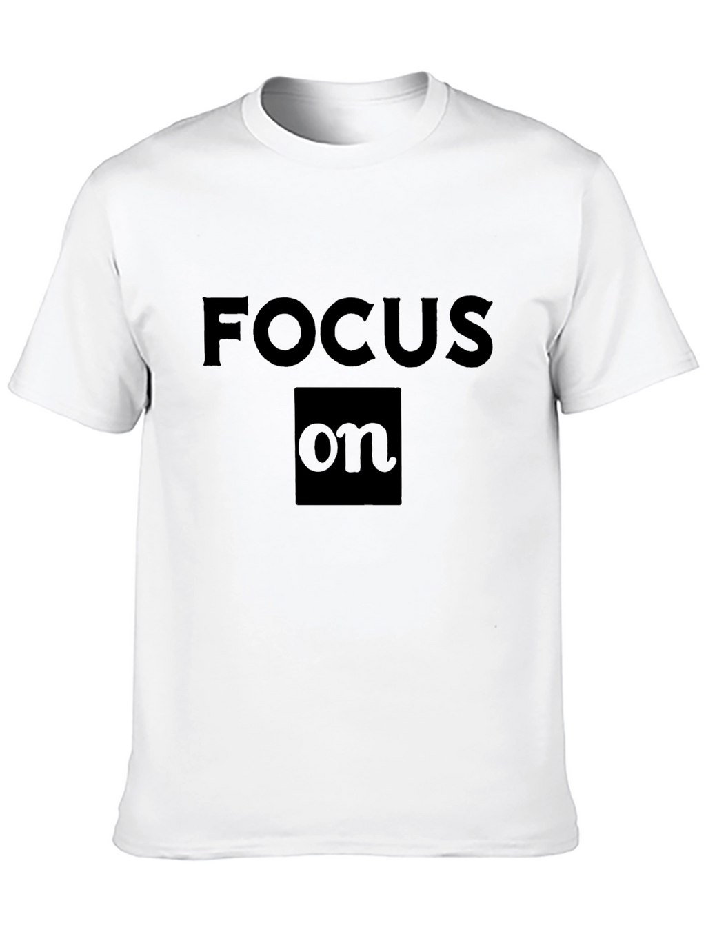 Focus On Black T-Shirt