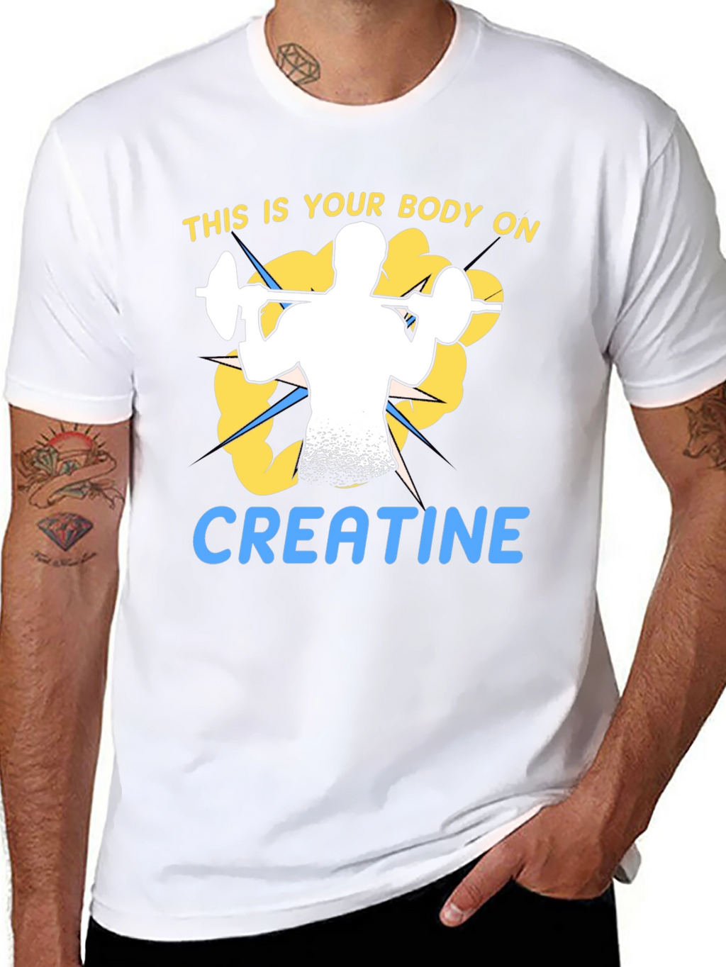 Creatine Bodybuilding Gym T-Shirt