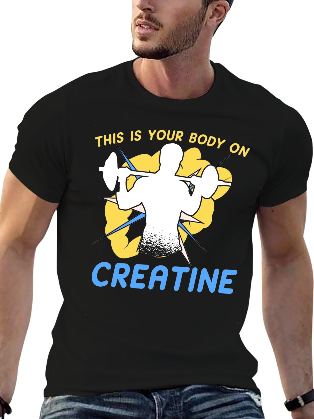 Creatine Bodybuilding Gym T-Shirt