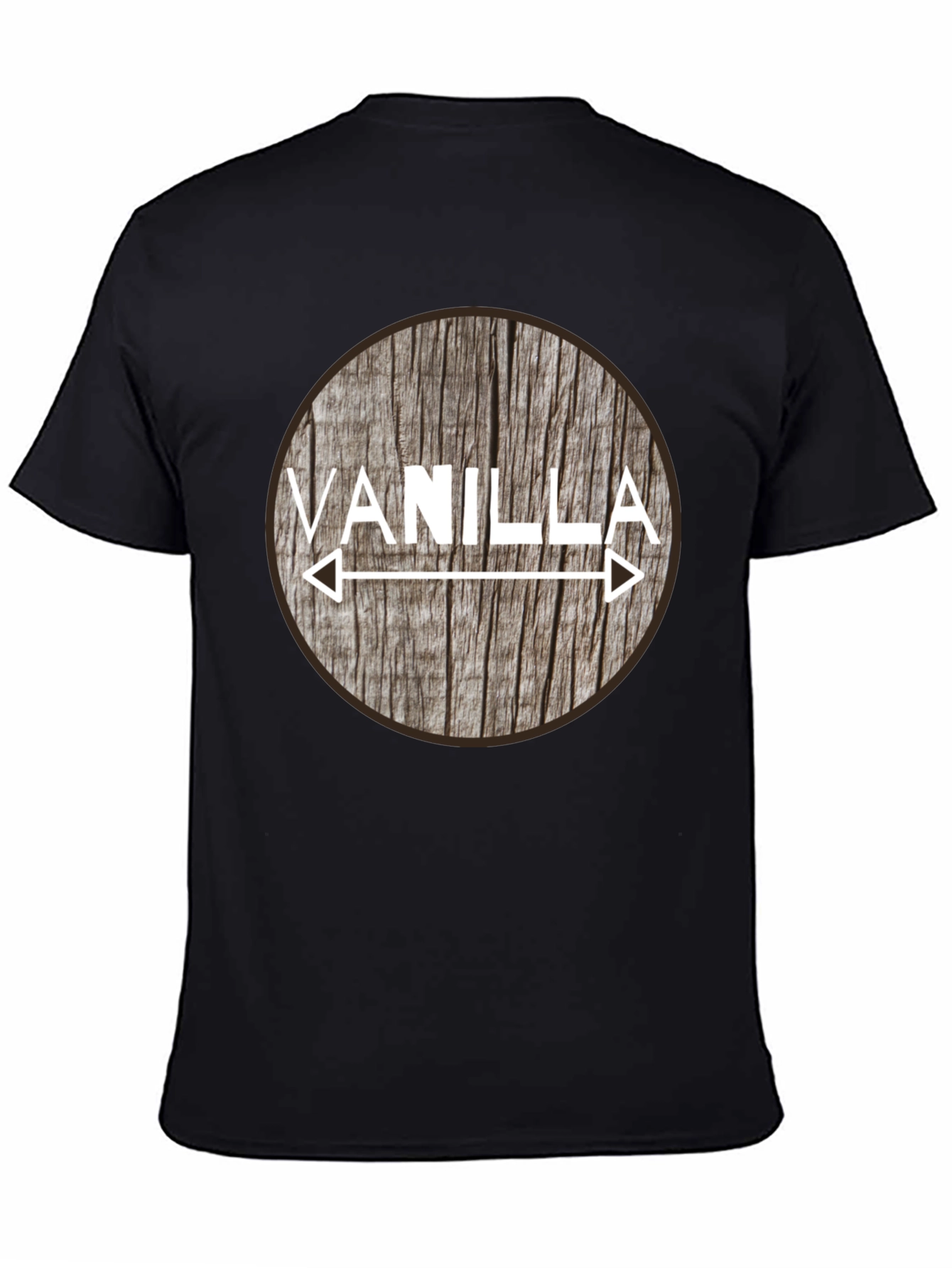 Vanilla Arrow Graphic Tee - Black Cotton Blend