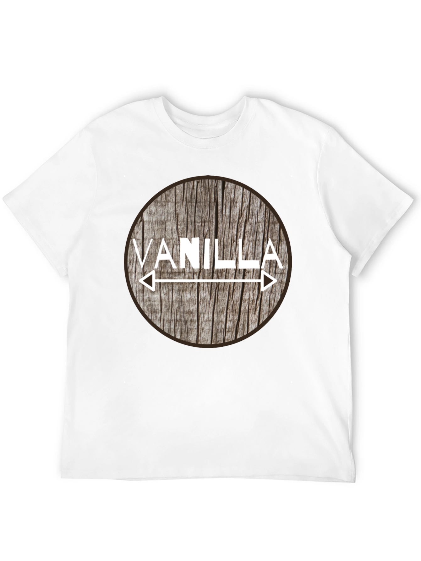 Vanilla Arrow Graphic Tee - Black Cotton Blend
