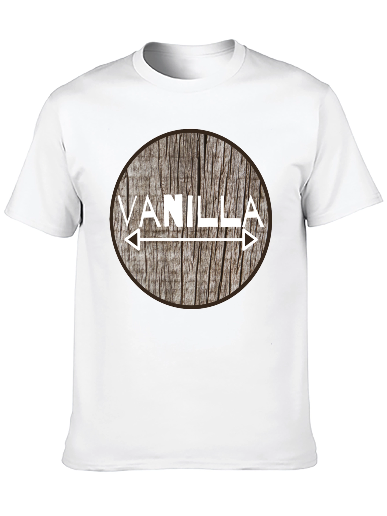 Vanilla Arrow Graphic Tee - Black Cotton Blend