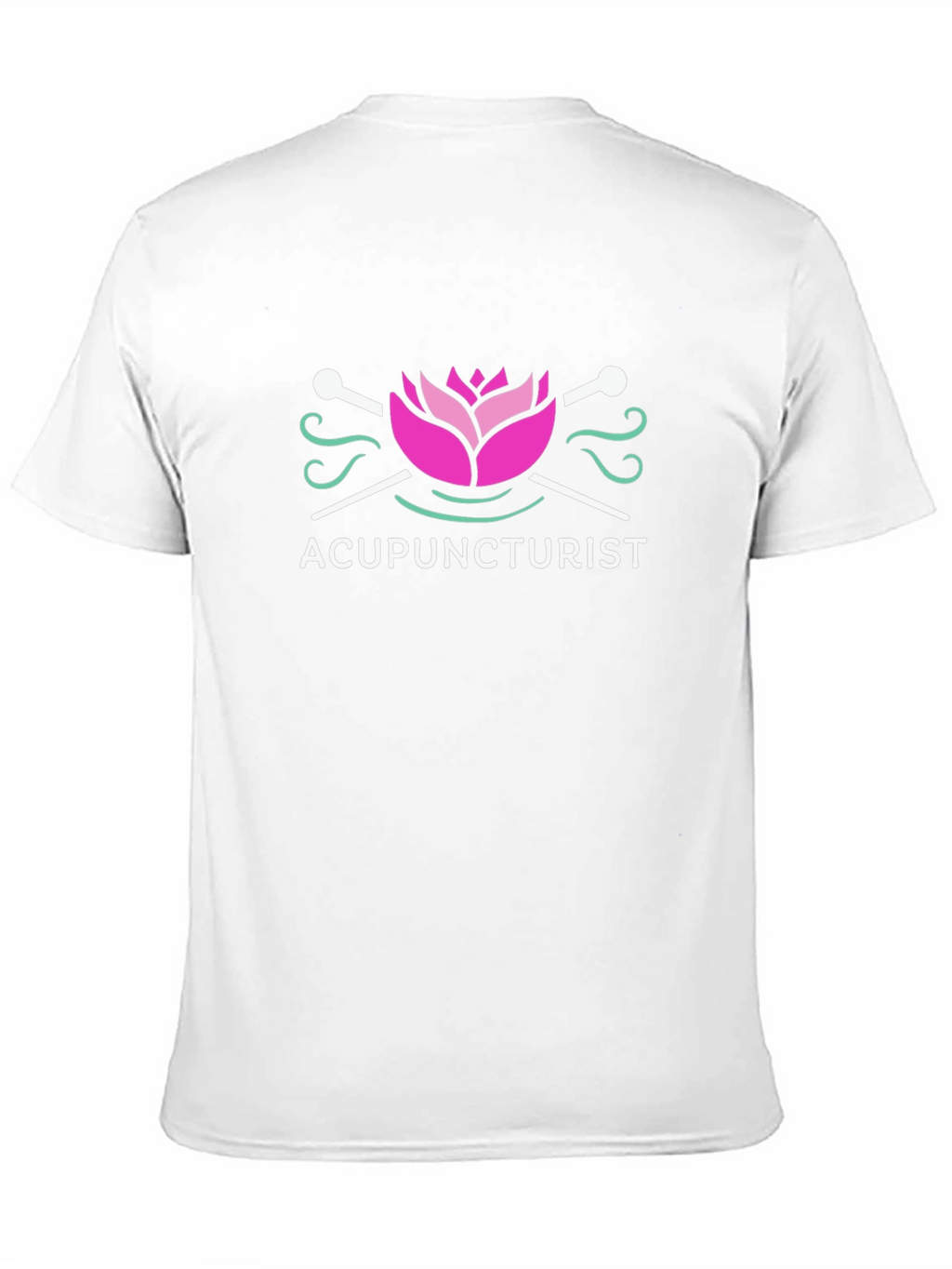 Acupuncturist Graphic T-Shirt - Black Cotton Blend
