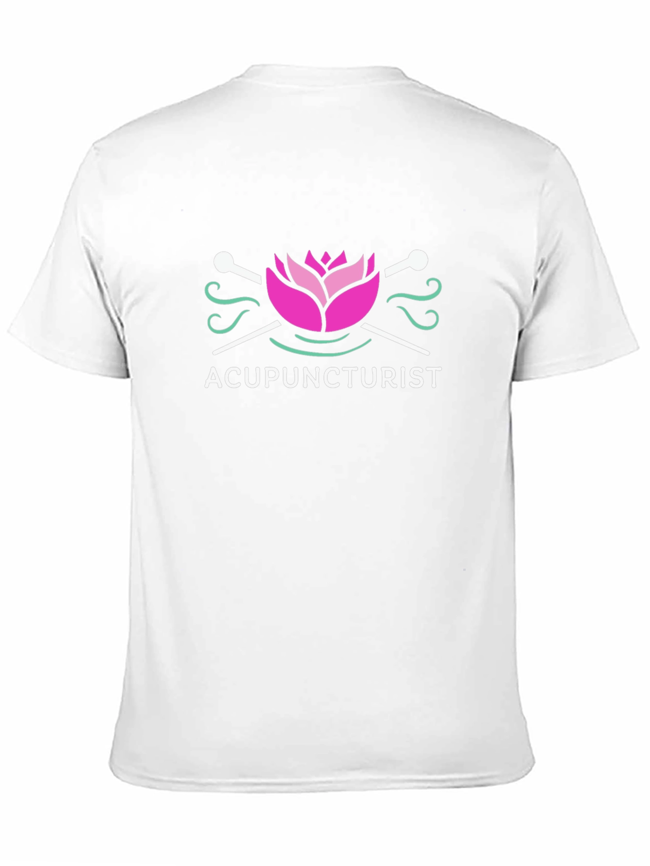Acupuncturist Graphic T-Shirt - Black Cotton Blend