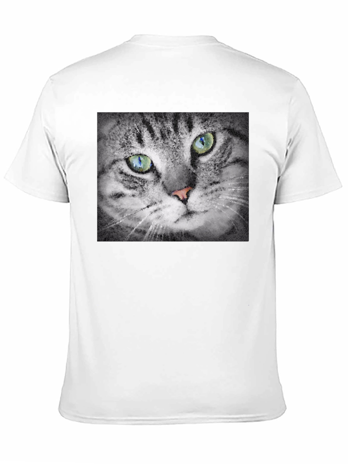 Cat Portrait Graphic T-Shirt