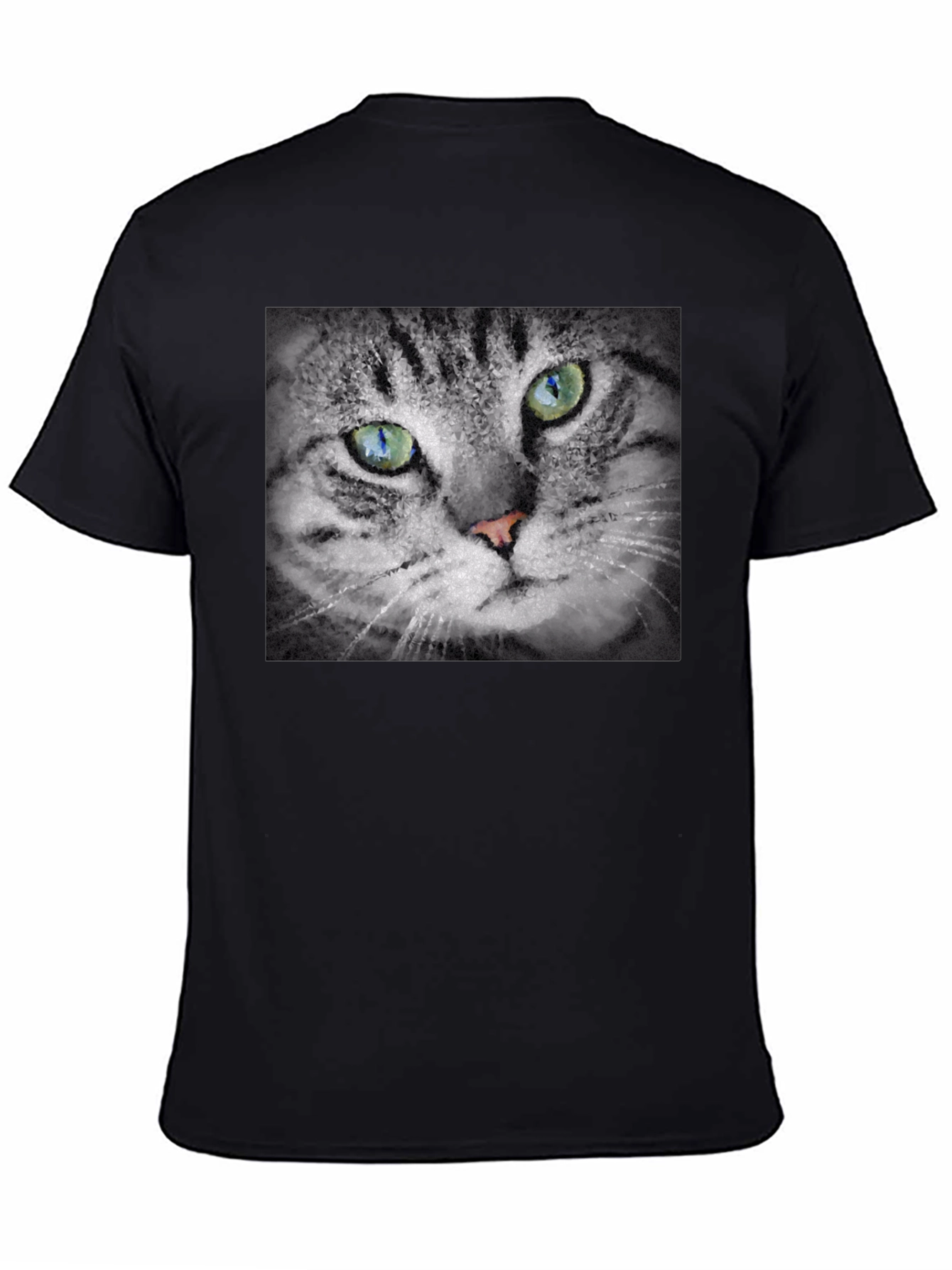 Cat Portrait Graphic T-Shirt