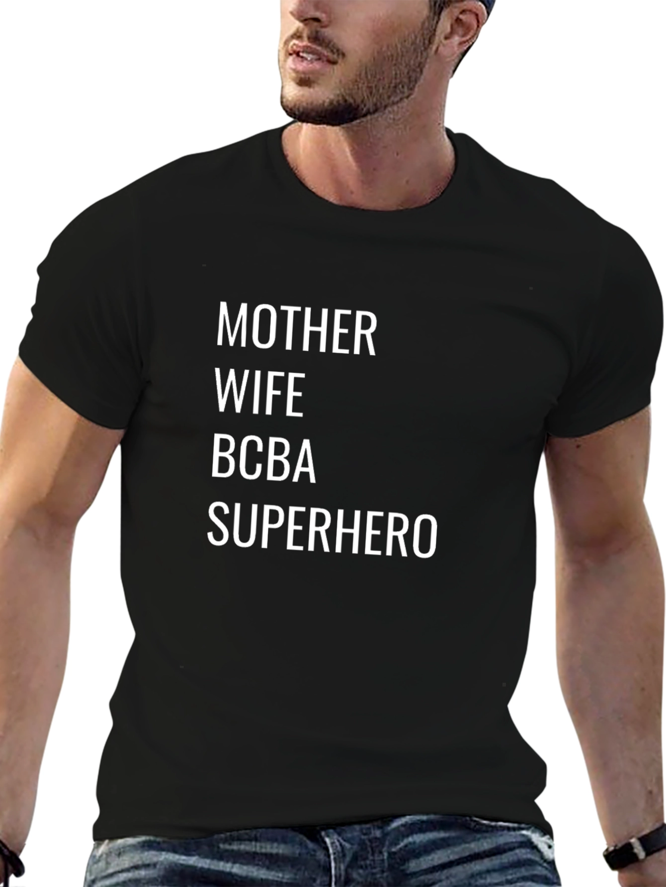 Mother Wife BCBA Superhero T-Shirt