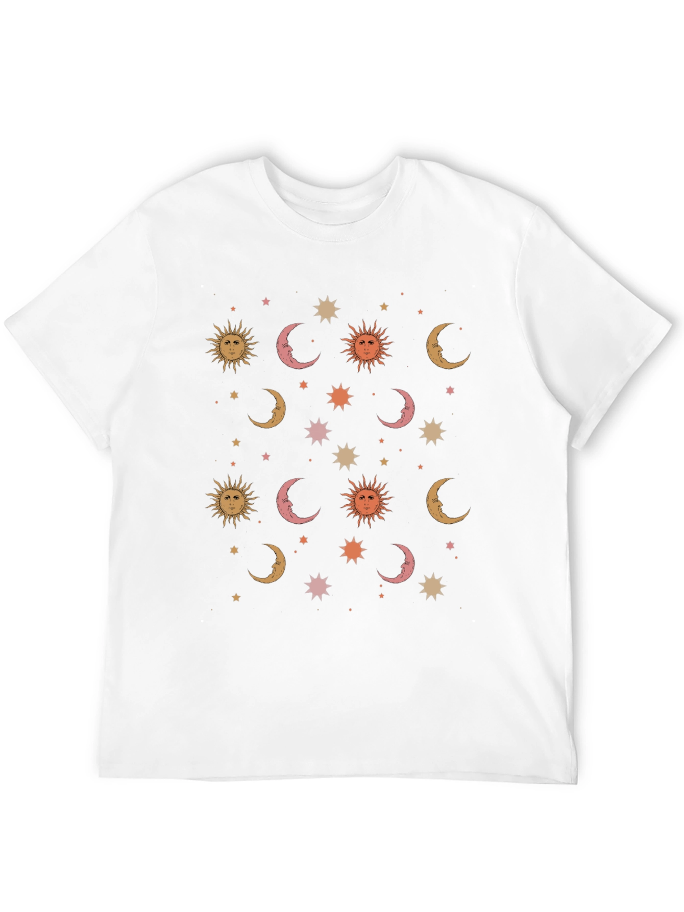 Celestial Dreams T-Shirt - Sun Moon and Stars