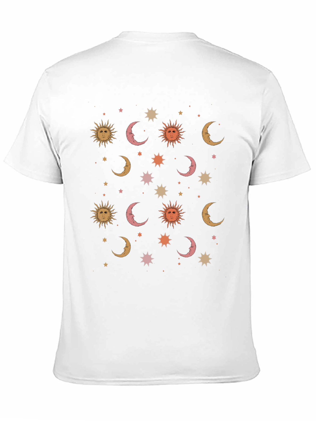 Celestial Dreams T-Shirt - Sun Moon and Stars