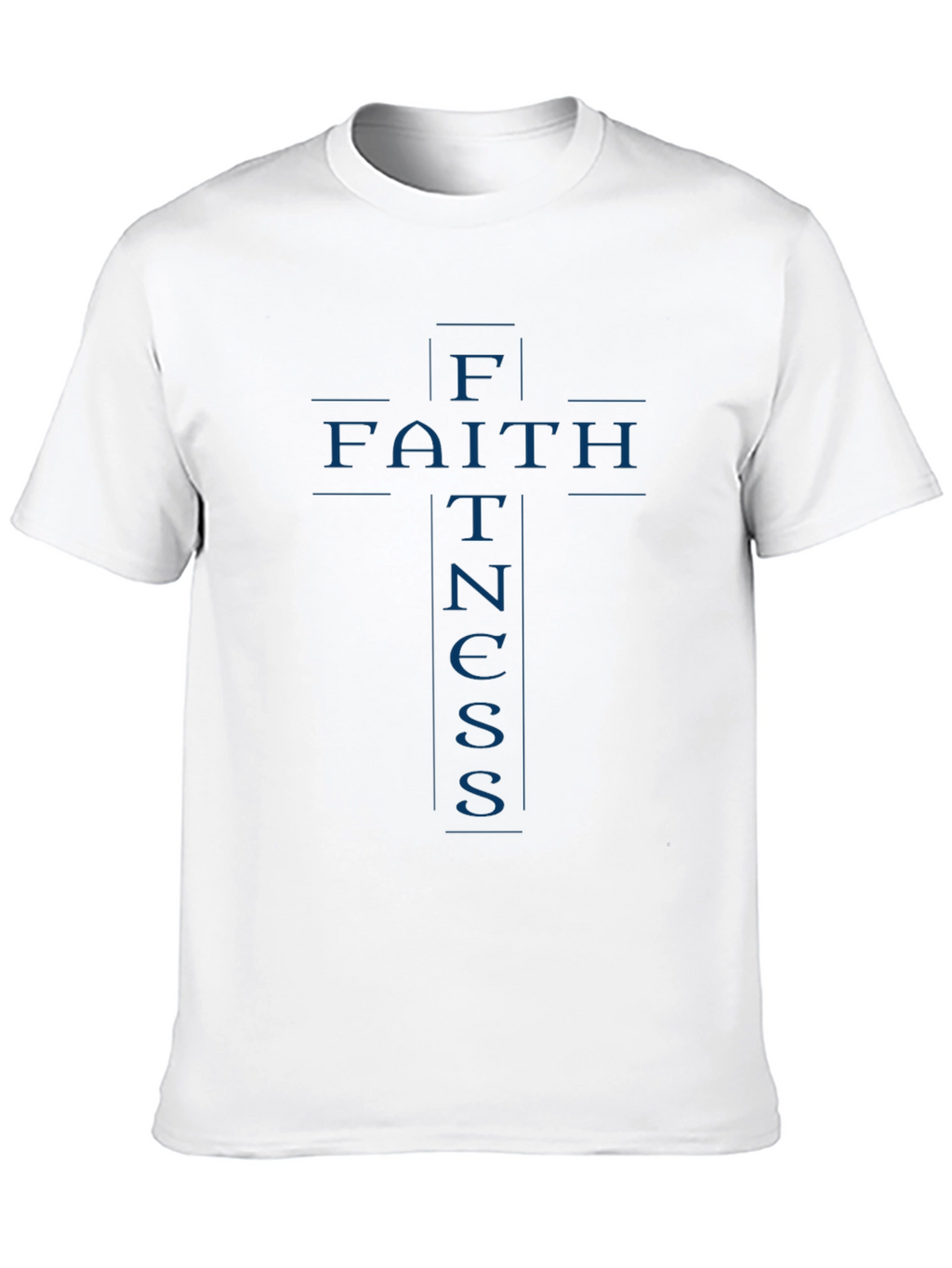 Faith Fitness Graphic T-Shirt - Christian Workout Apparel