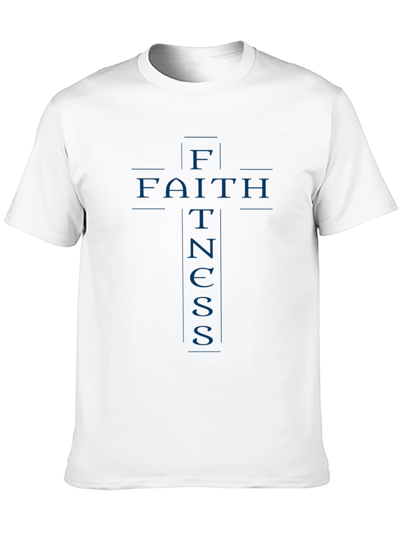 Faith Fitness Graphic T-Shirt - Christian Workout Apparel