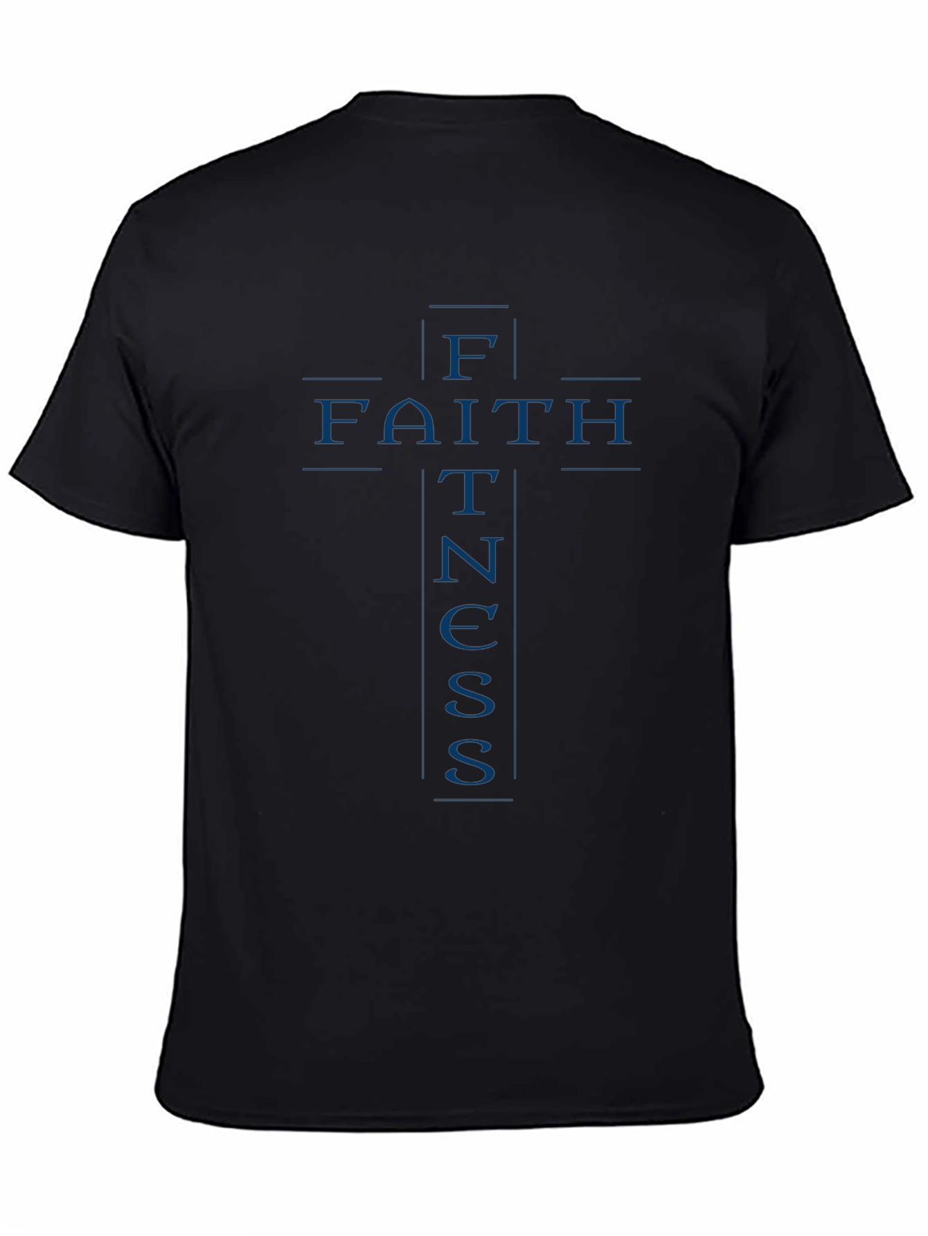 Faith Fitness Graphic T-Shirt - Christian Workout Apparel