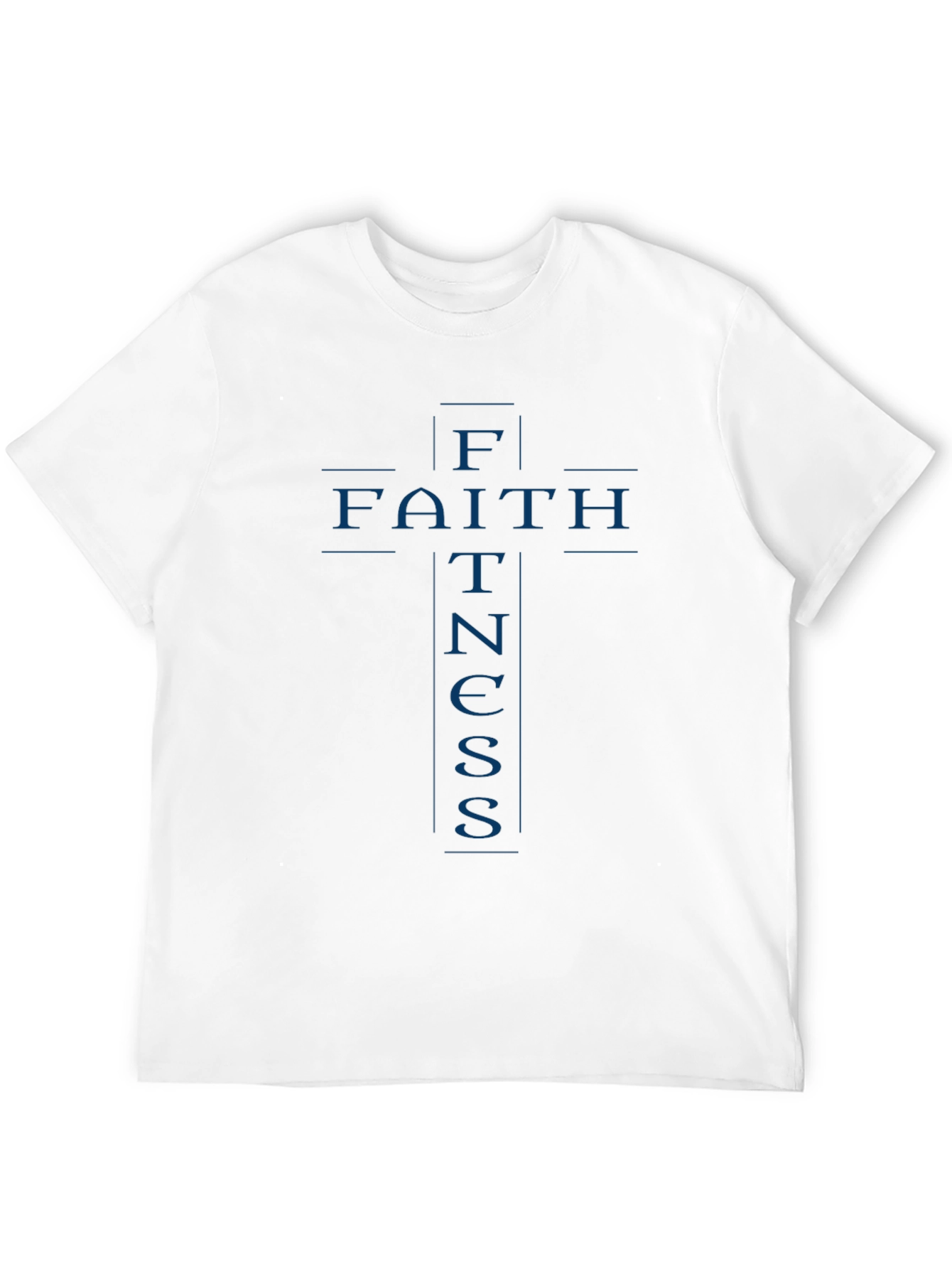 Faith Fitness Graphic T-Shirt - Christian Workout Apparel