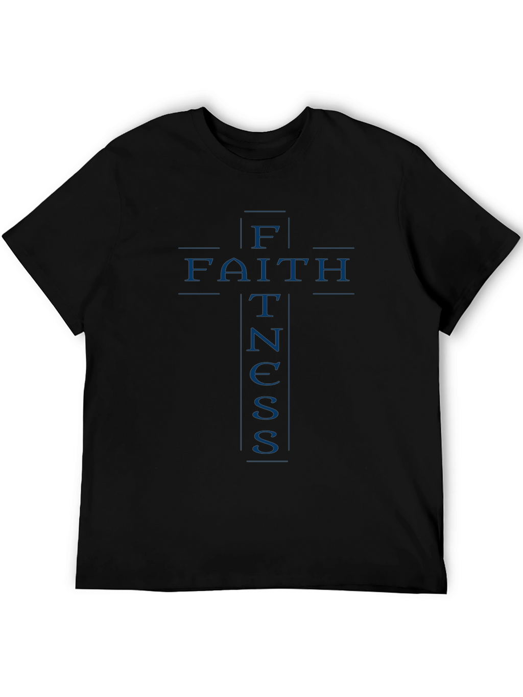 Faith Fitness Graphic T-Shirt - Christian Workout Apparel