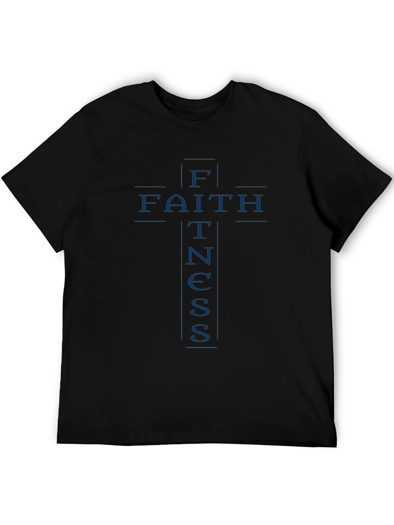 Faith Fitness Graphic T-Shirt - Christian Workout Apparel