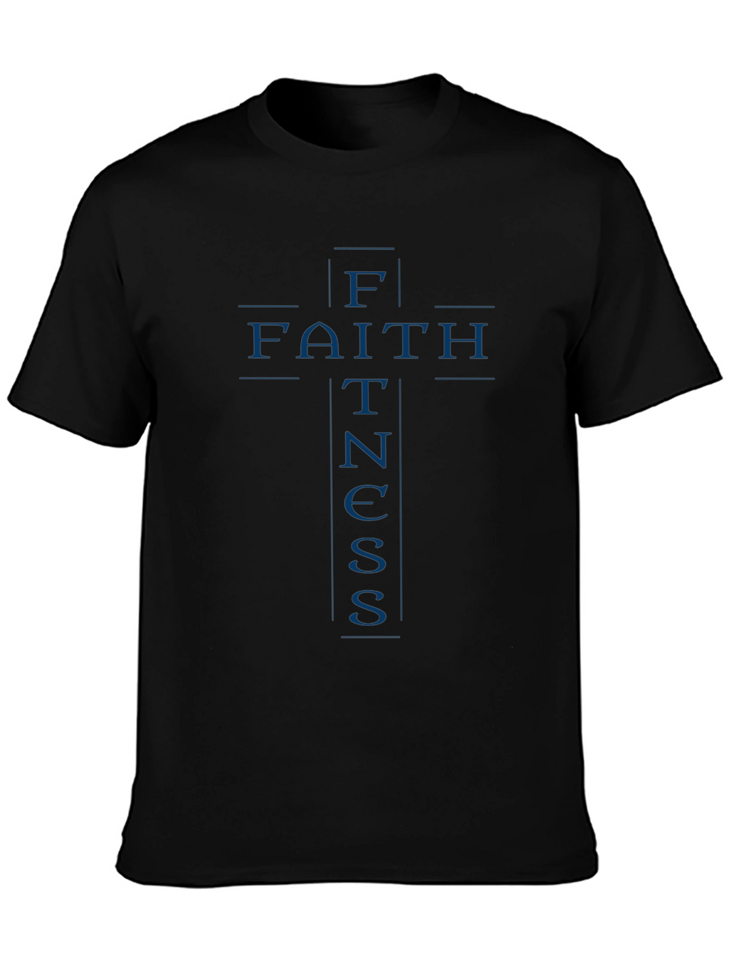Faith Fitness Graphic T-Shirt - Christian Workout Apparel