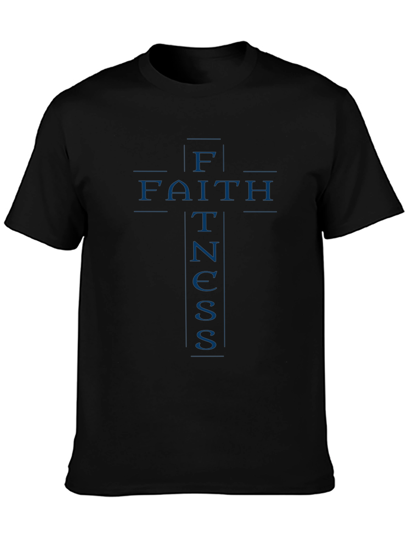 Faith Fitness Graphic T-Shirt - Christian Workout Apparel