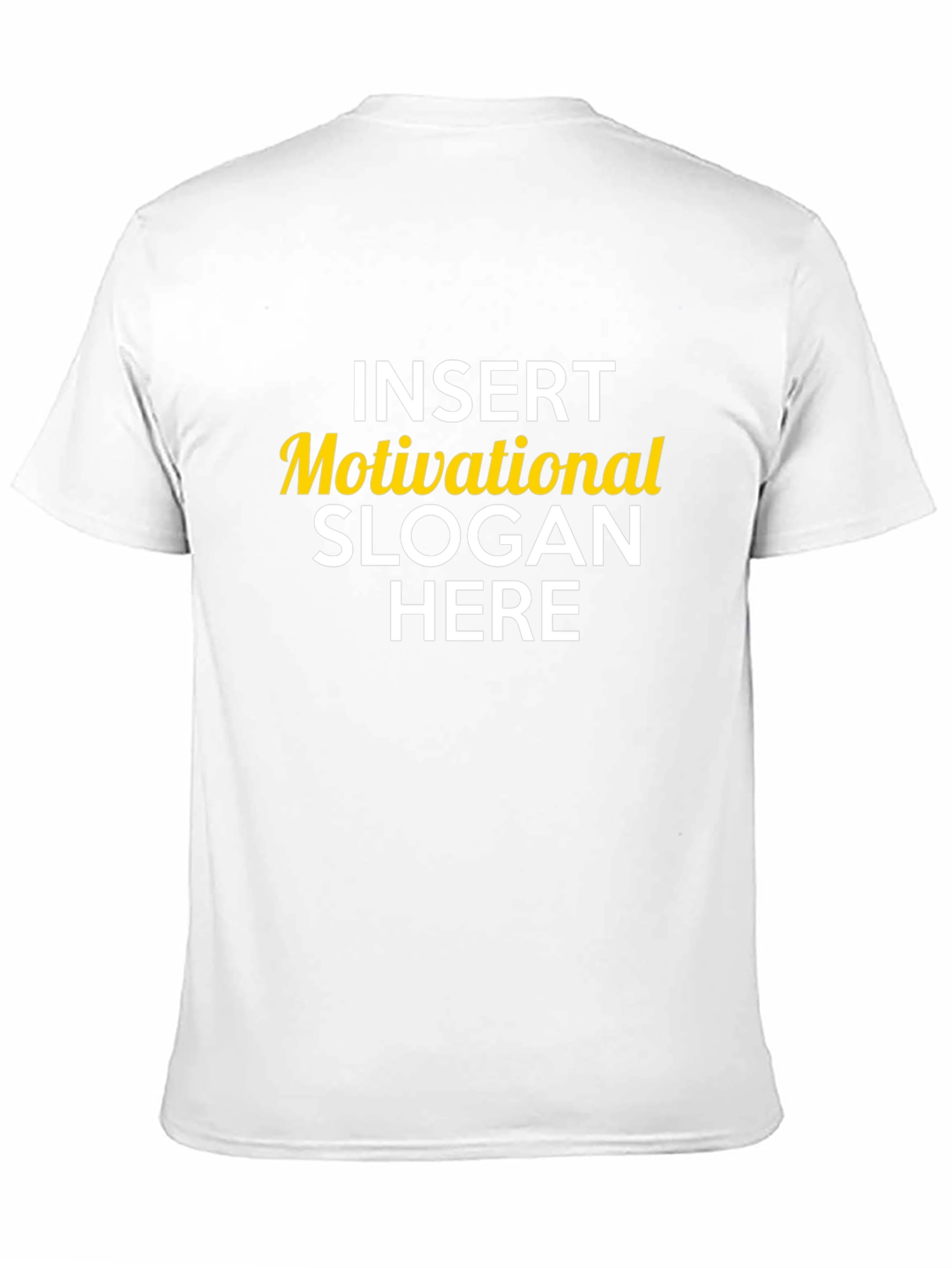Motivational Slogan Black T-Shirt