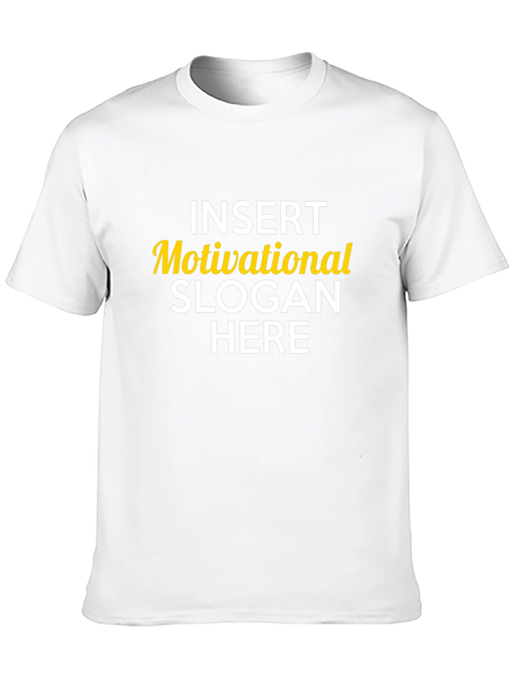 Motivational Slogan Black T-Shirt