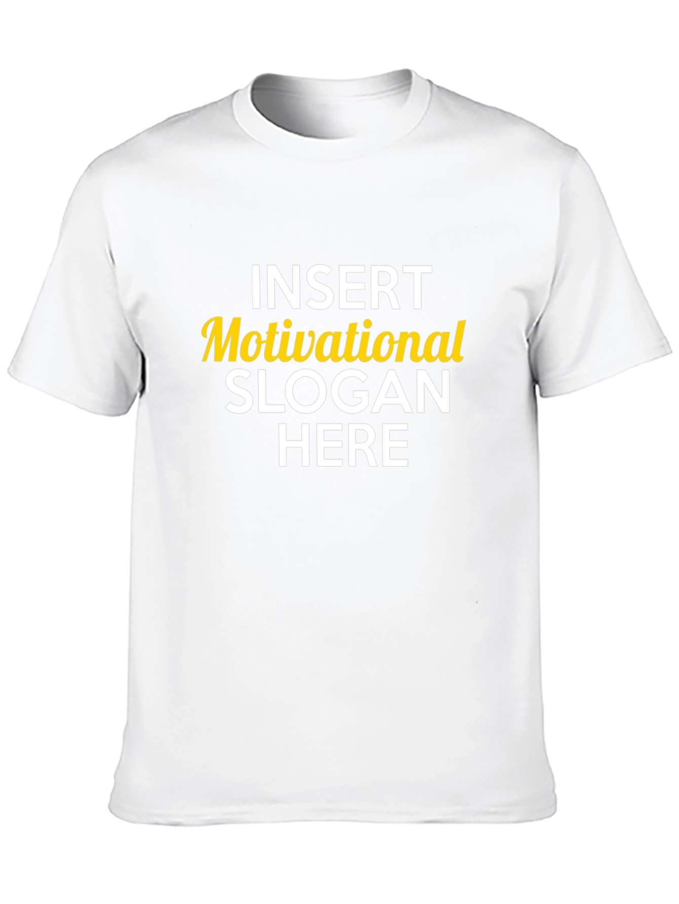 Motivational Slogan Black T-Shirt