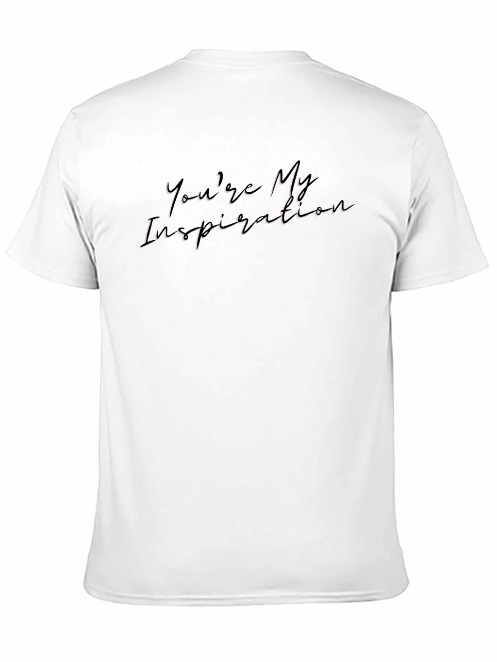 Inspirational Script Graphic Black Tee