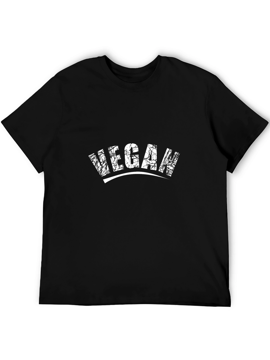 Vegan Graphic T-Shirt - Black