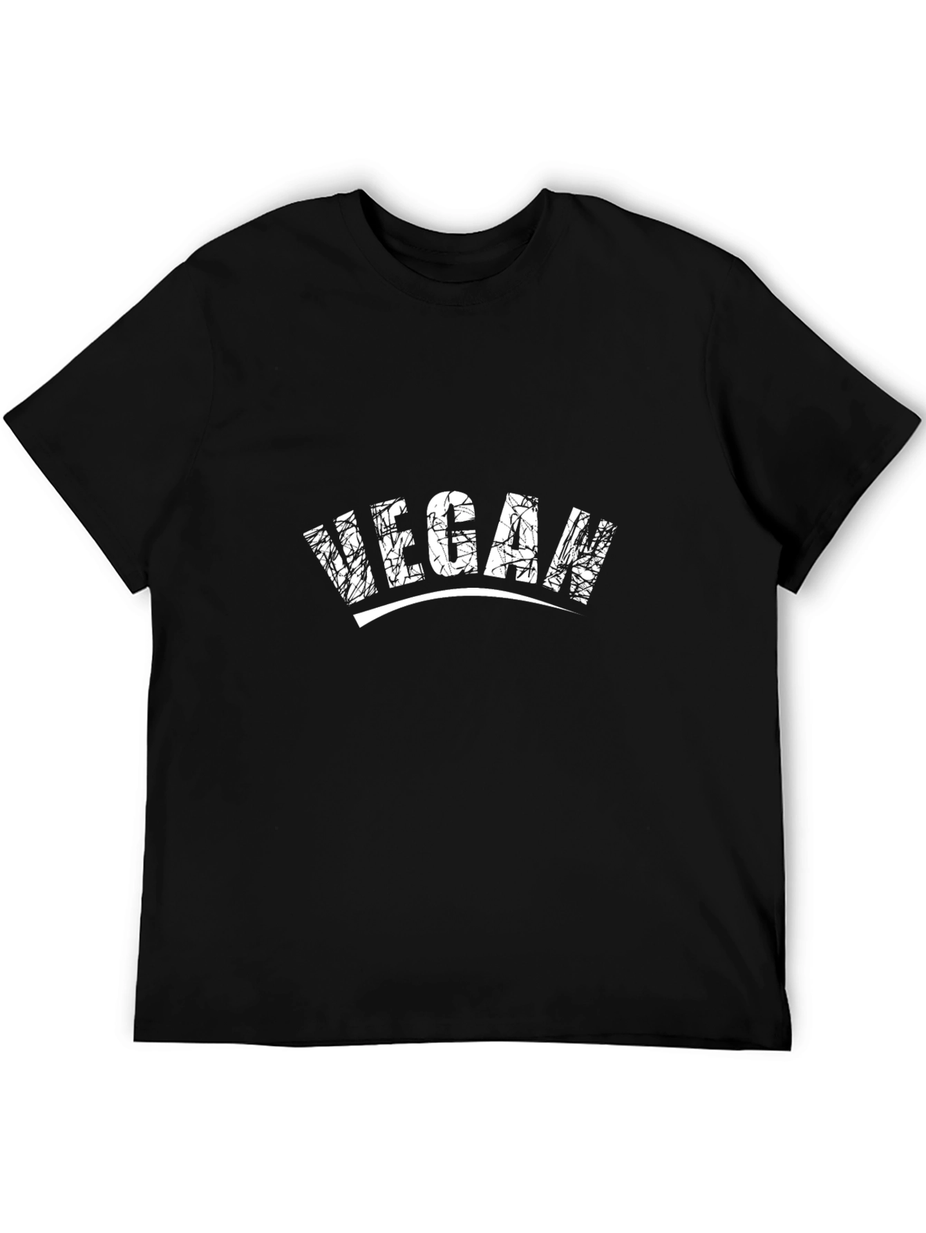 Vegan Graphic T-Shirt - Black