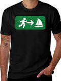 Run to Sail T-Shirt - Boating Adventure