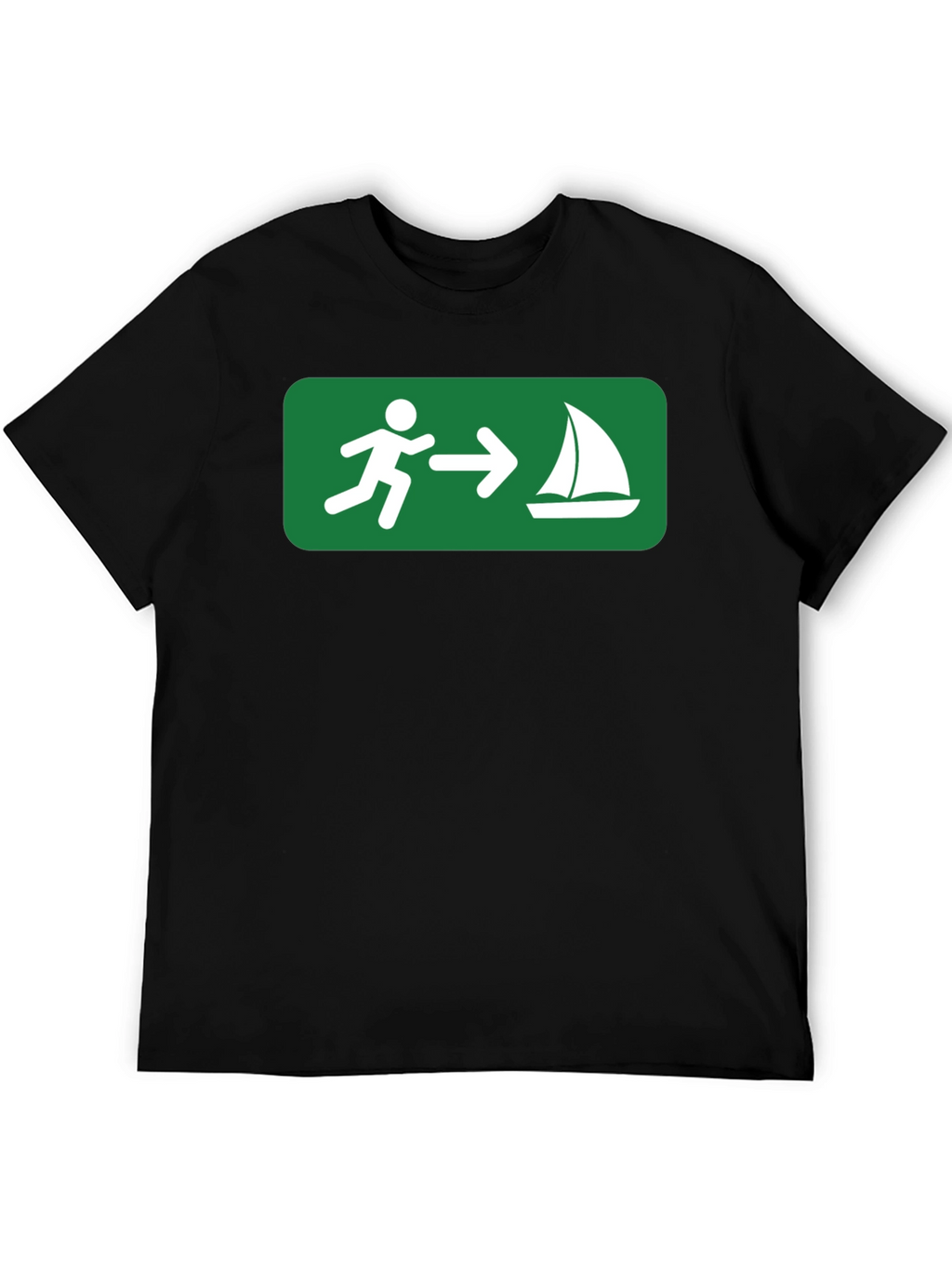 Run to Sail T-Shirt - Boating Adventure