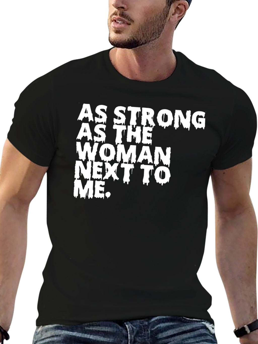 Strong Woman Graphic Tee - Empowering Statement Shirt