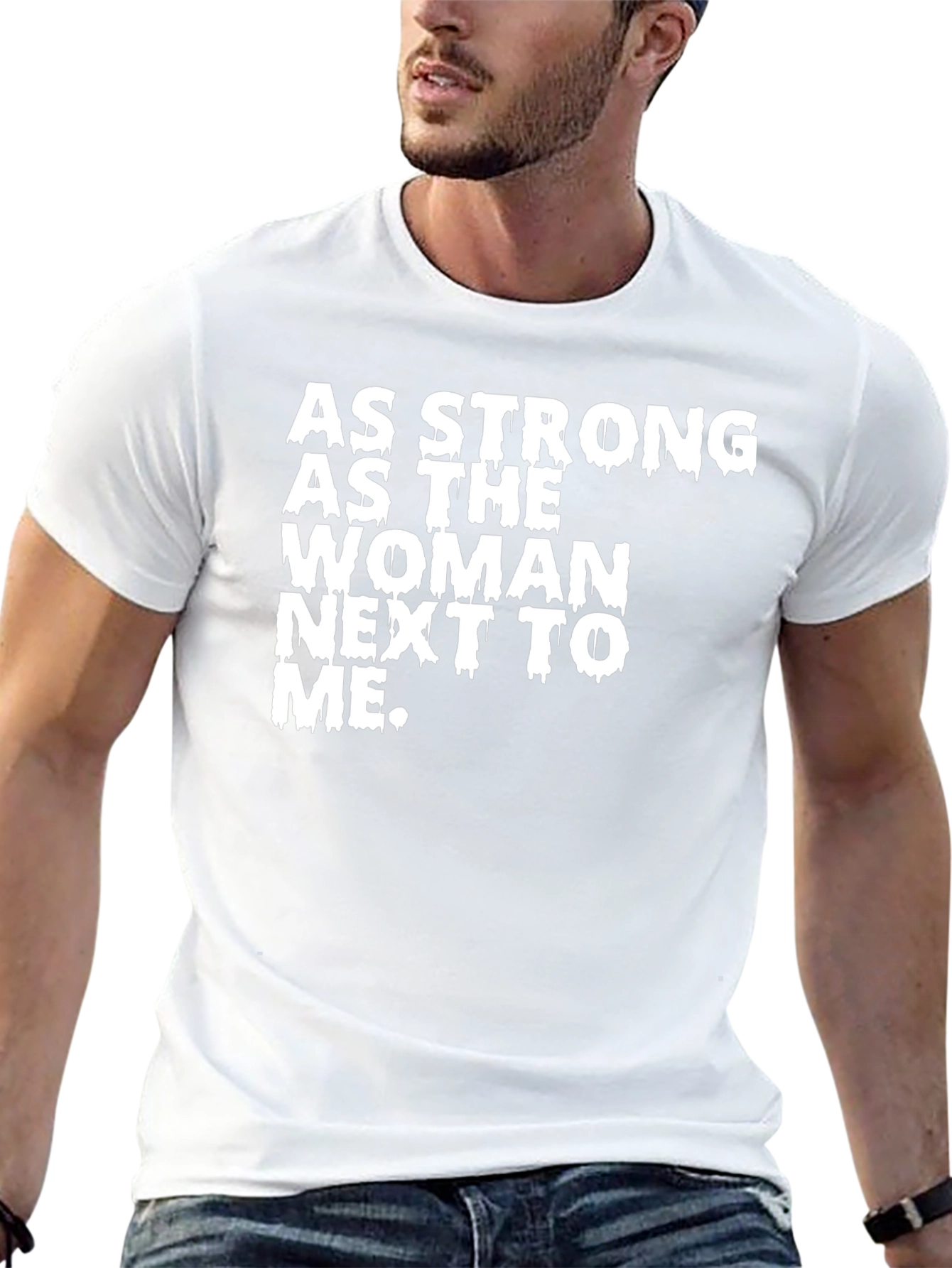 Strong Woman Graphic Tee - Empowering Statement Shirt