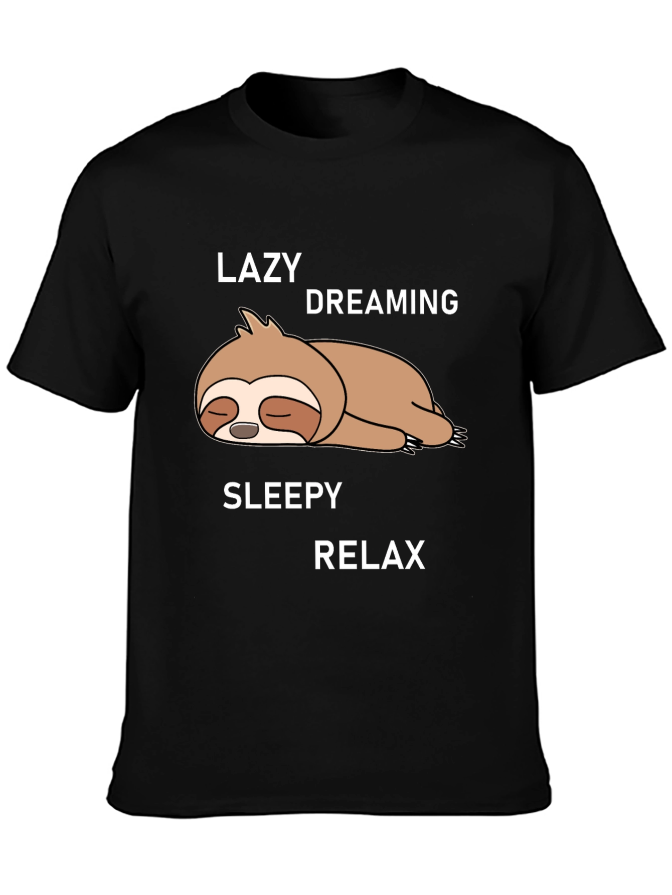 Lazy Sloth Tee: Dreaming Sleepy Relaxed