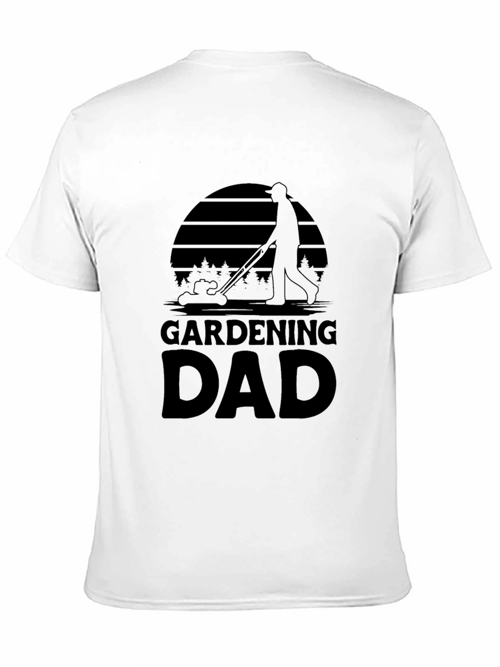 Gardening Dad T-Shirt - Black Graphic Tee