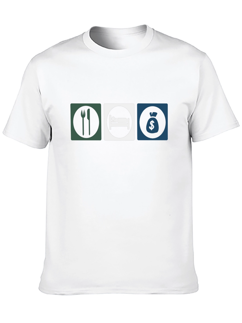 Eat Sleep Money Black T-Shirt