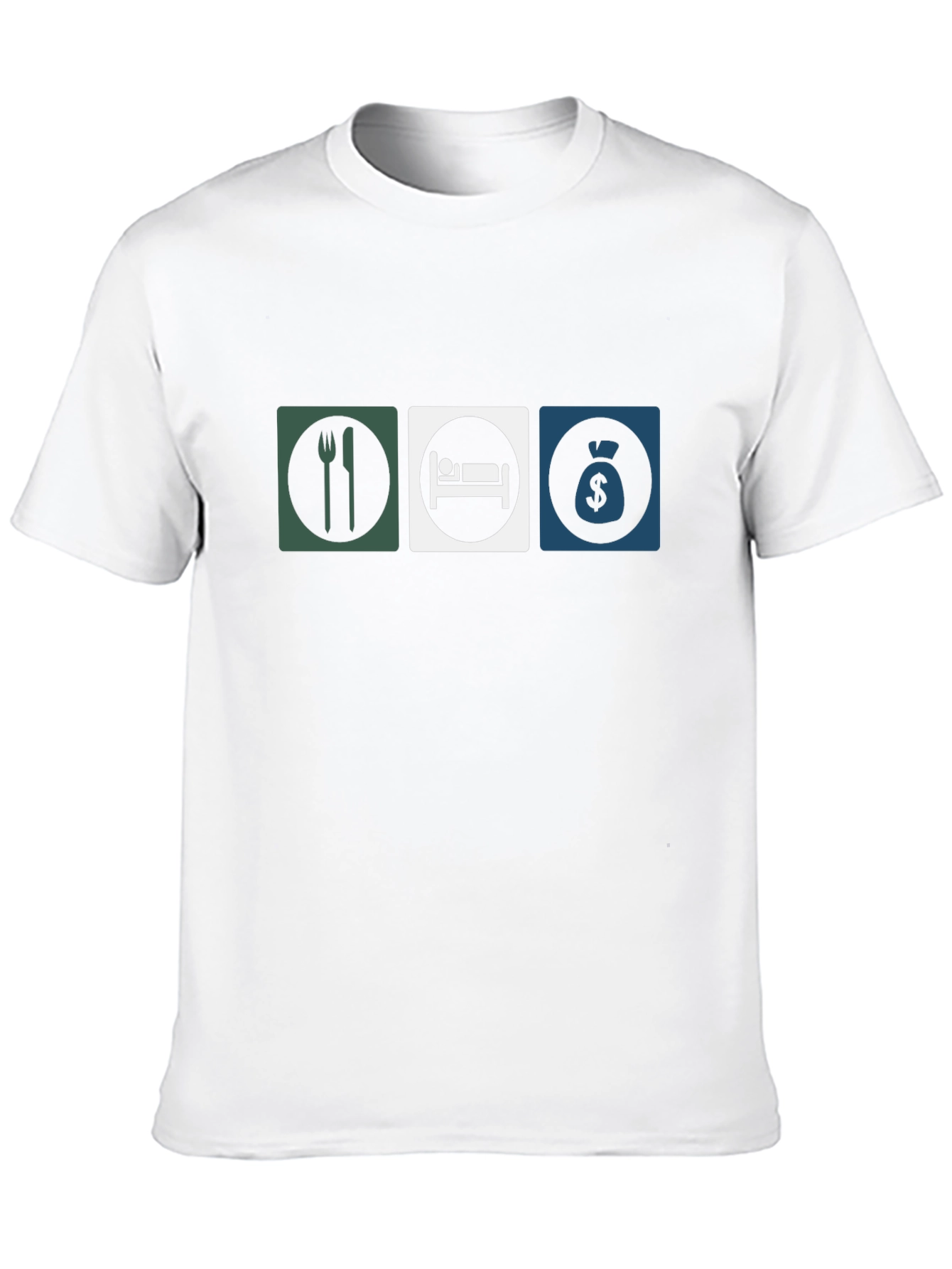 Eat Sleep Money Black T-Shirt