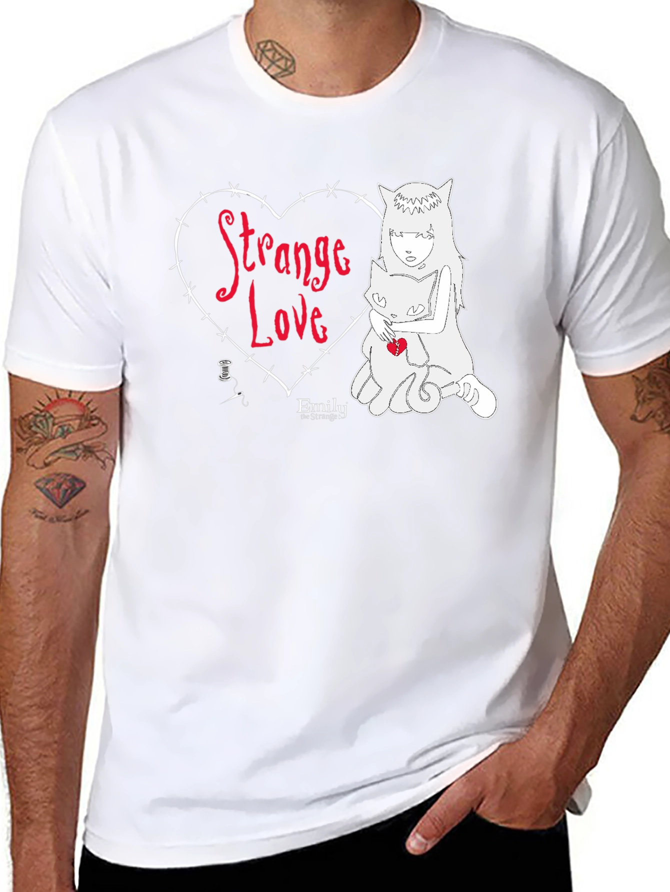 Strange Love Graphic Tee - Emily the Strange Style