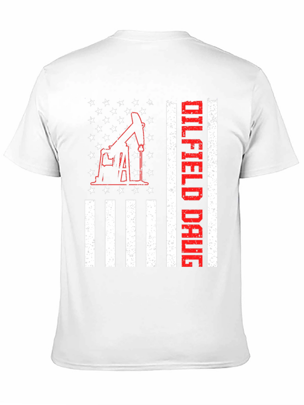 Oilfield Daug USA Flag T-Shirt
