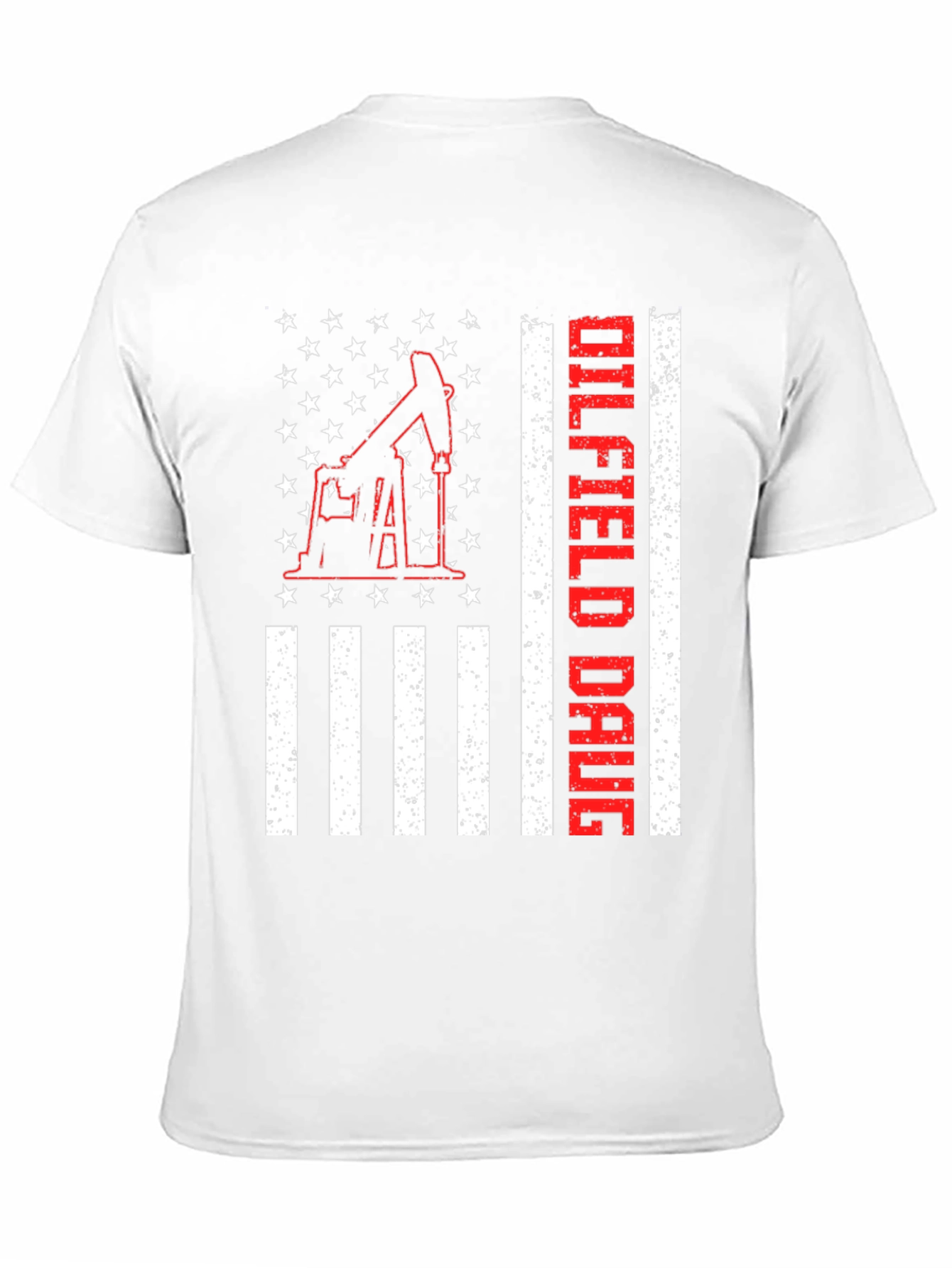 Oilfield Daug USA Flag T-Shirt
