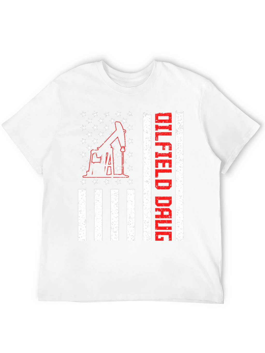 Oilfield Daug USA Flag T-Shirt