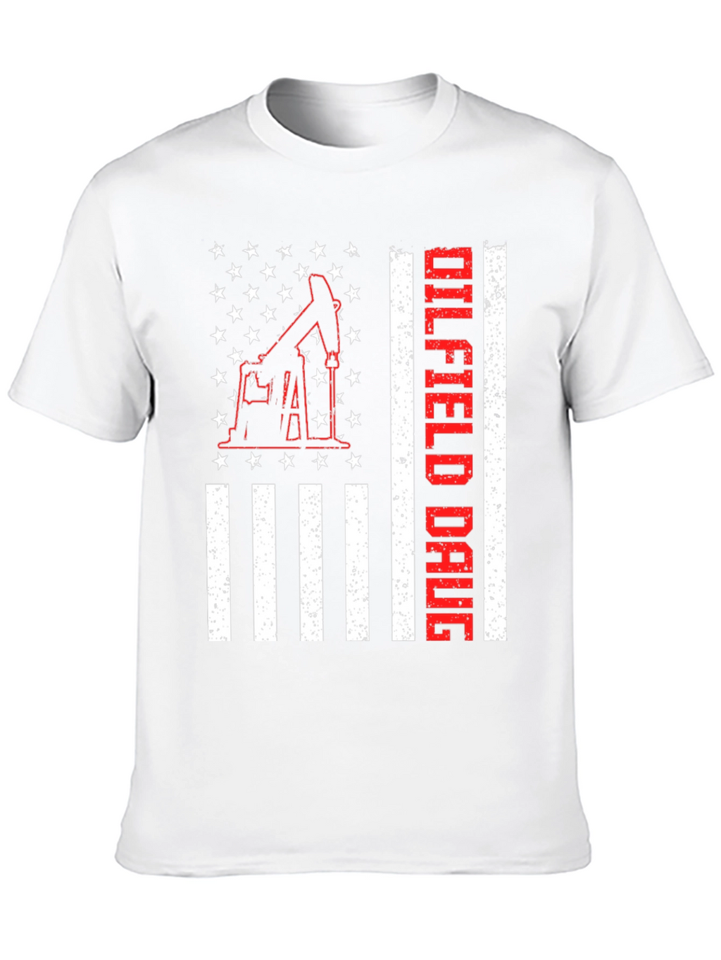 Oilfield Daug USA Flag T-Shirt