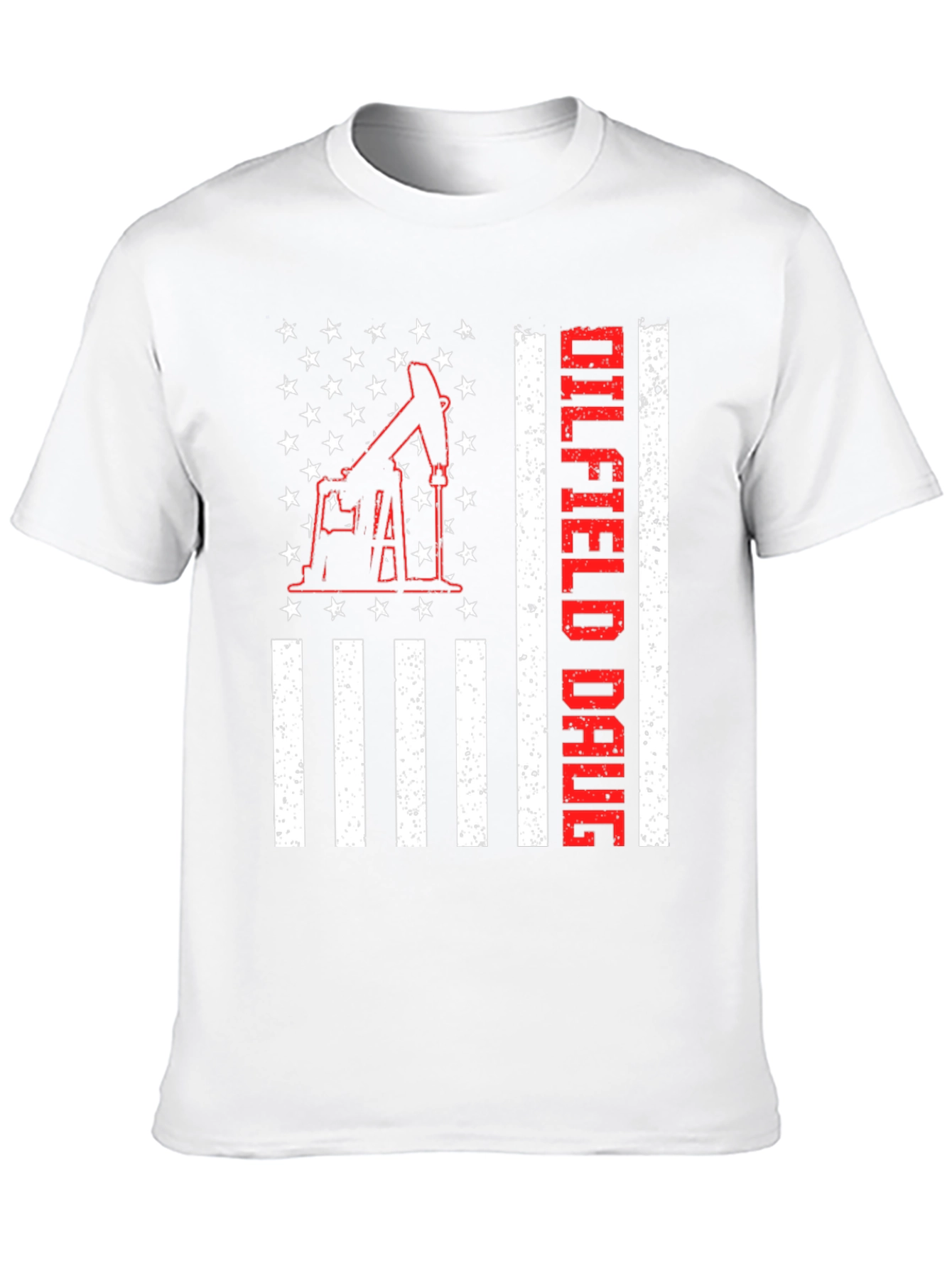 Oilfield Daug USA Flag T-Shirt