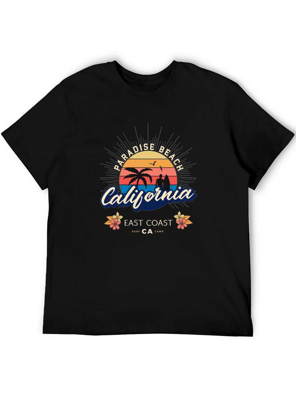 Paradise Beach California Surf T-Shirt